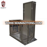 outdoor hydraulic vertical wheelchair lift for disabled