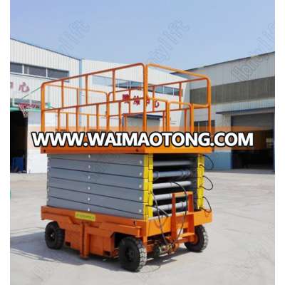 hydraulic manual electric mobile scissor lifts and platform